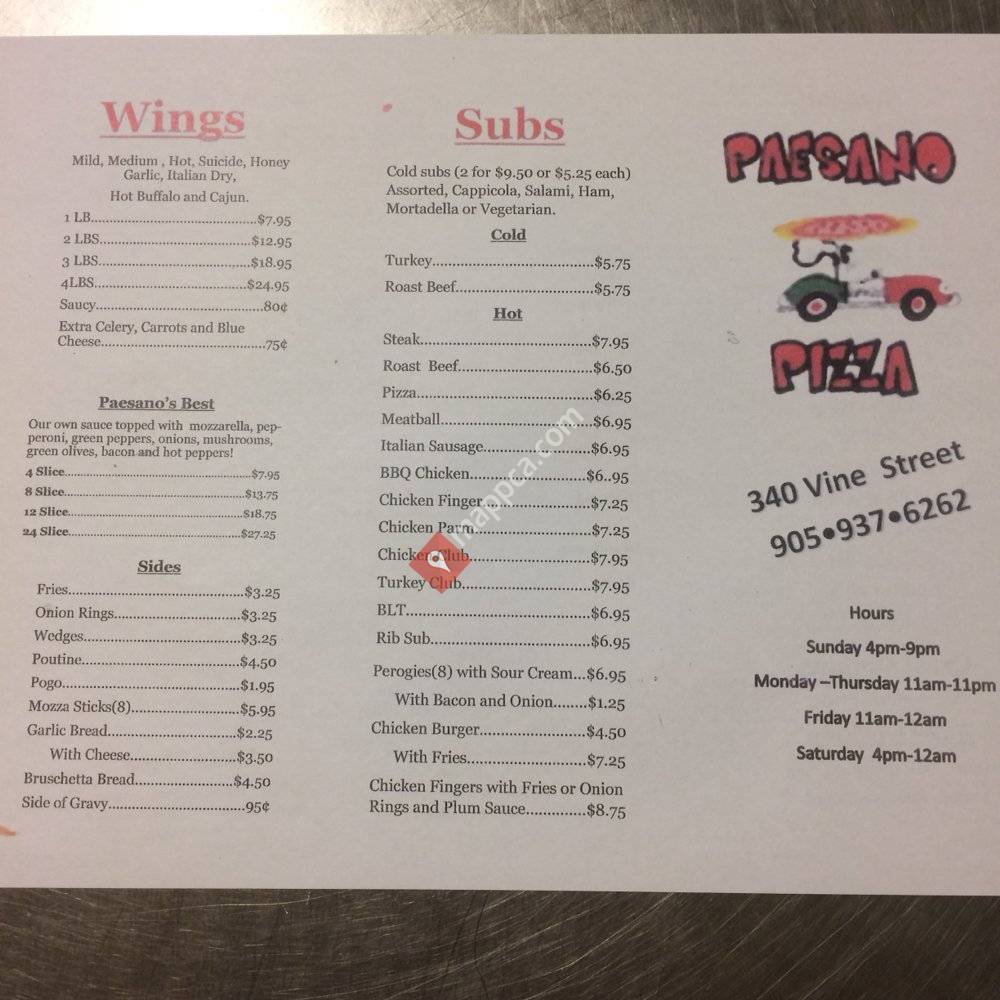 Paesano Pizza