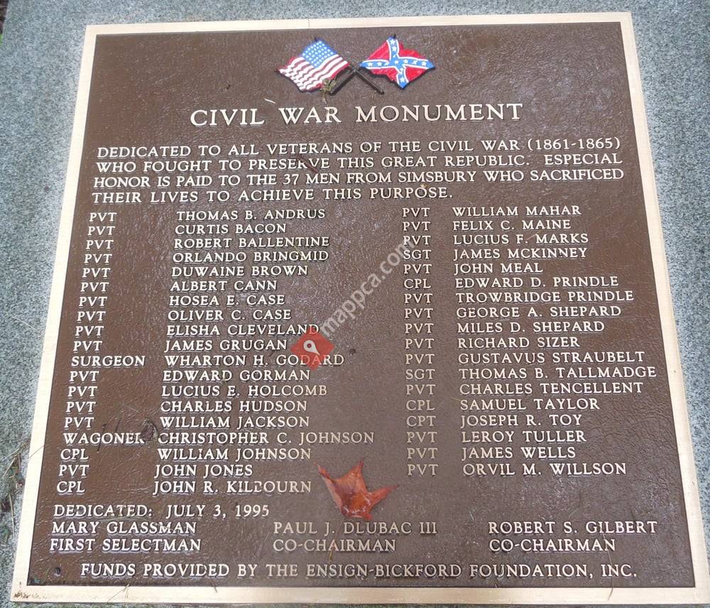 Simsbury Civil War Monument